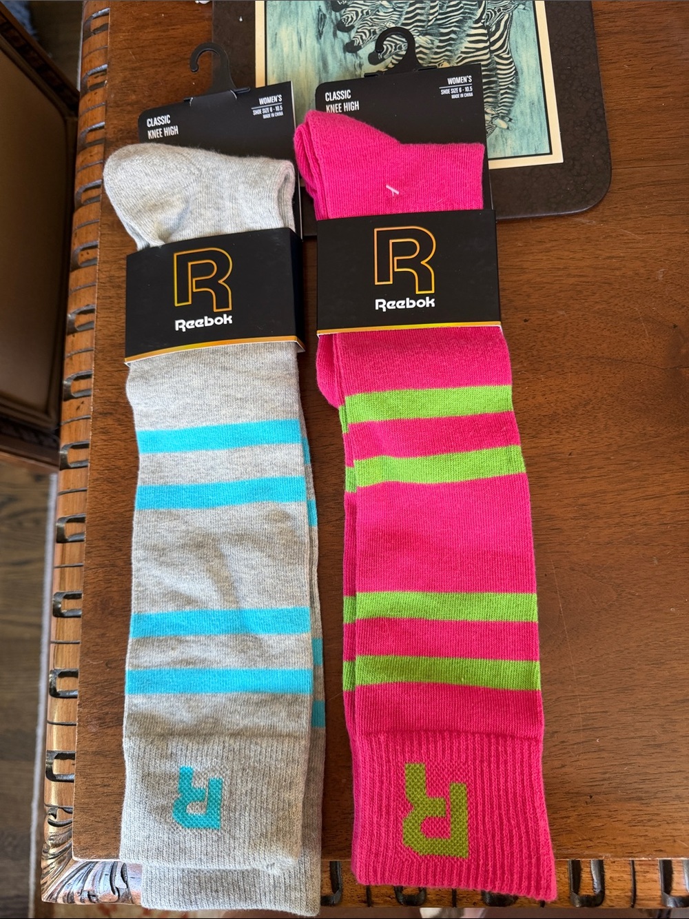 2 Pair of Women’s classic knee high socks